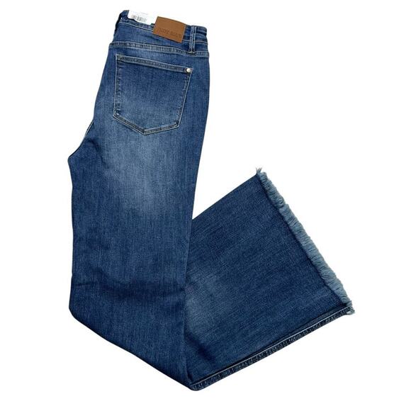 Judy Blue Women’s Reg / Curvy Tummy‎ Control High Waisted Blue Flared Jeans - 31 - Picture 6 of 8